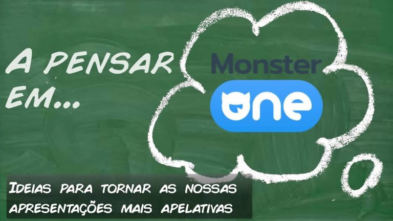 Apresentações mais apelativos com templates Monster One